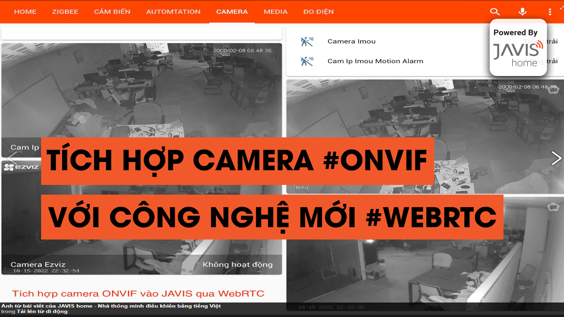Giải pháp tích hợp camera của javis mang lại những lợi ích gì cho khách hàng ?